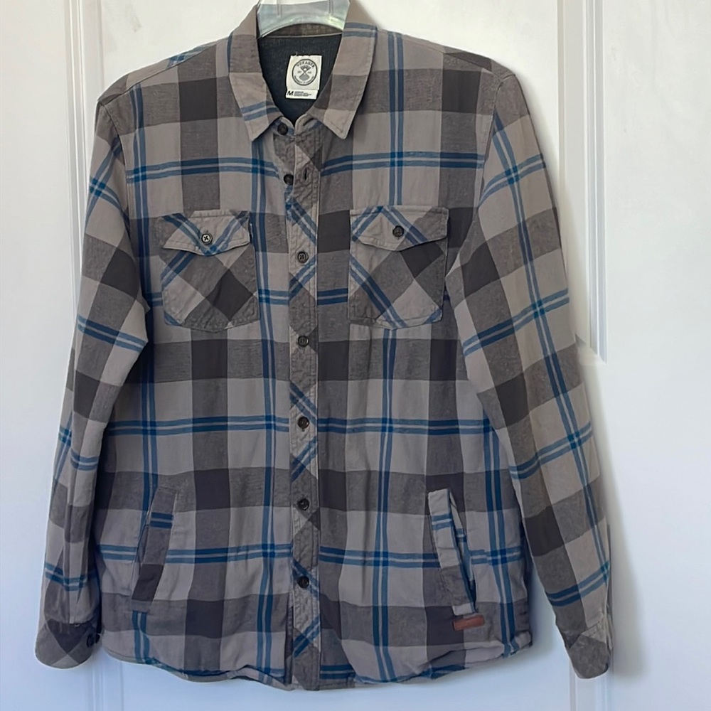 Voyager Flannel/Waffle Knit Shacket Medium